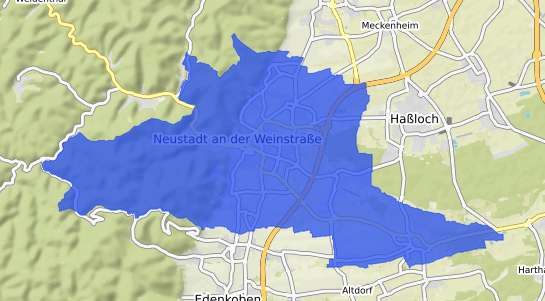 Bodenrichtwertkarte Neustadt an der Weinstraße